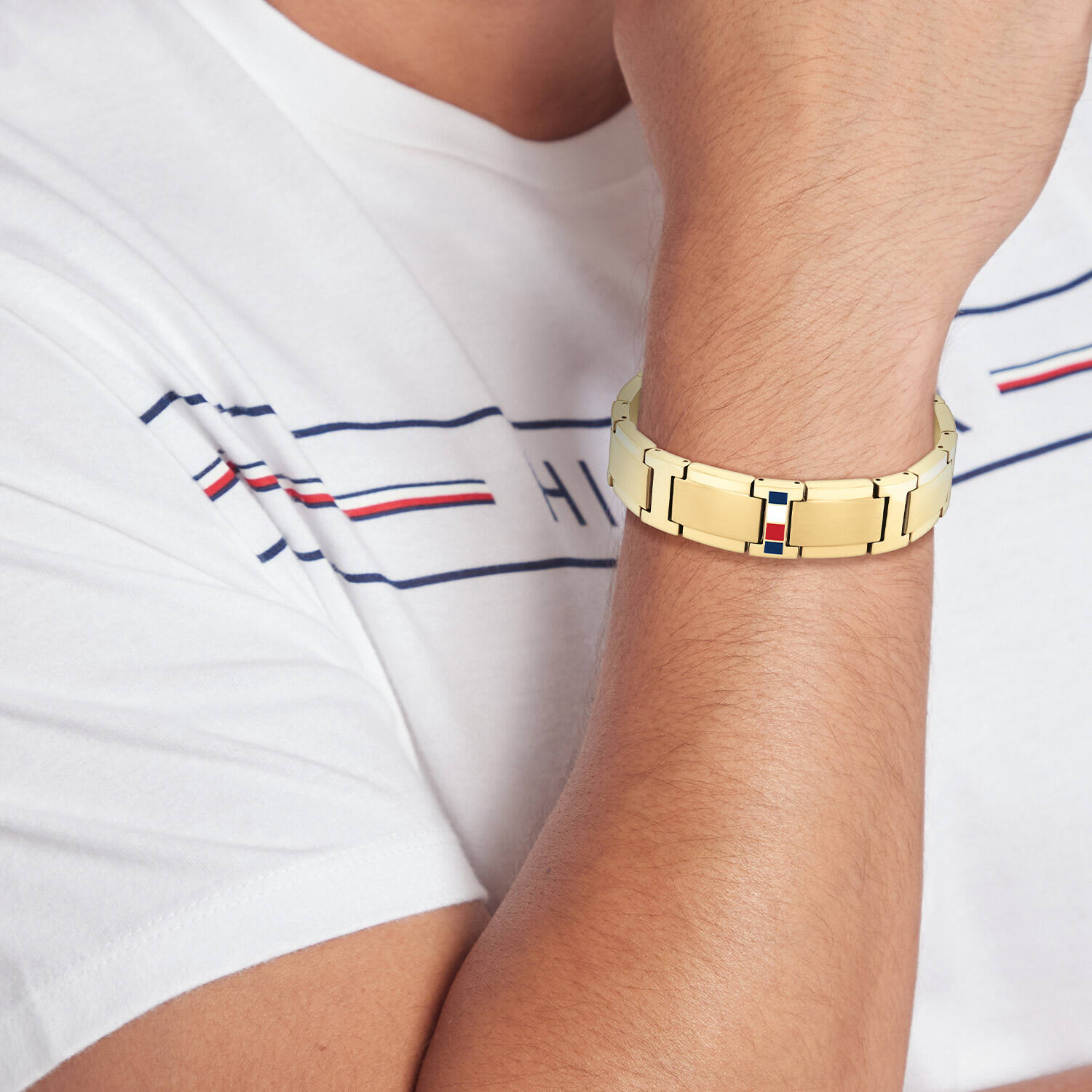  Bracelets à maillons - Acier - 19cm