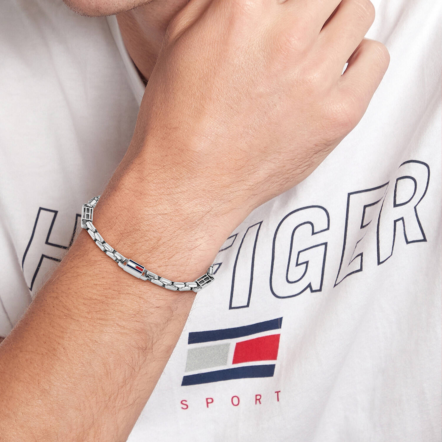  Gliederarmbänder - Stahl - 19cm