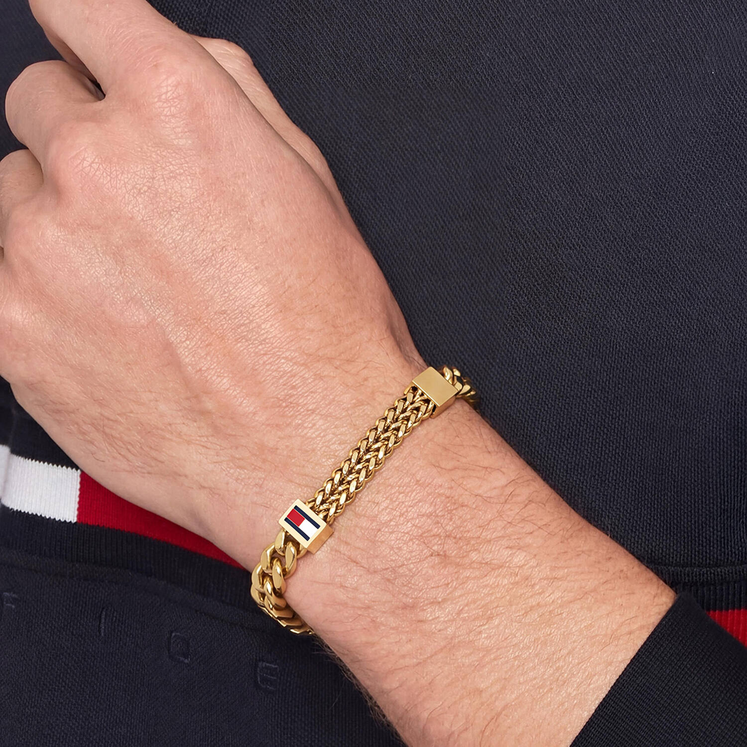  Bracelets à maillons - Acier - 20cm