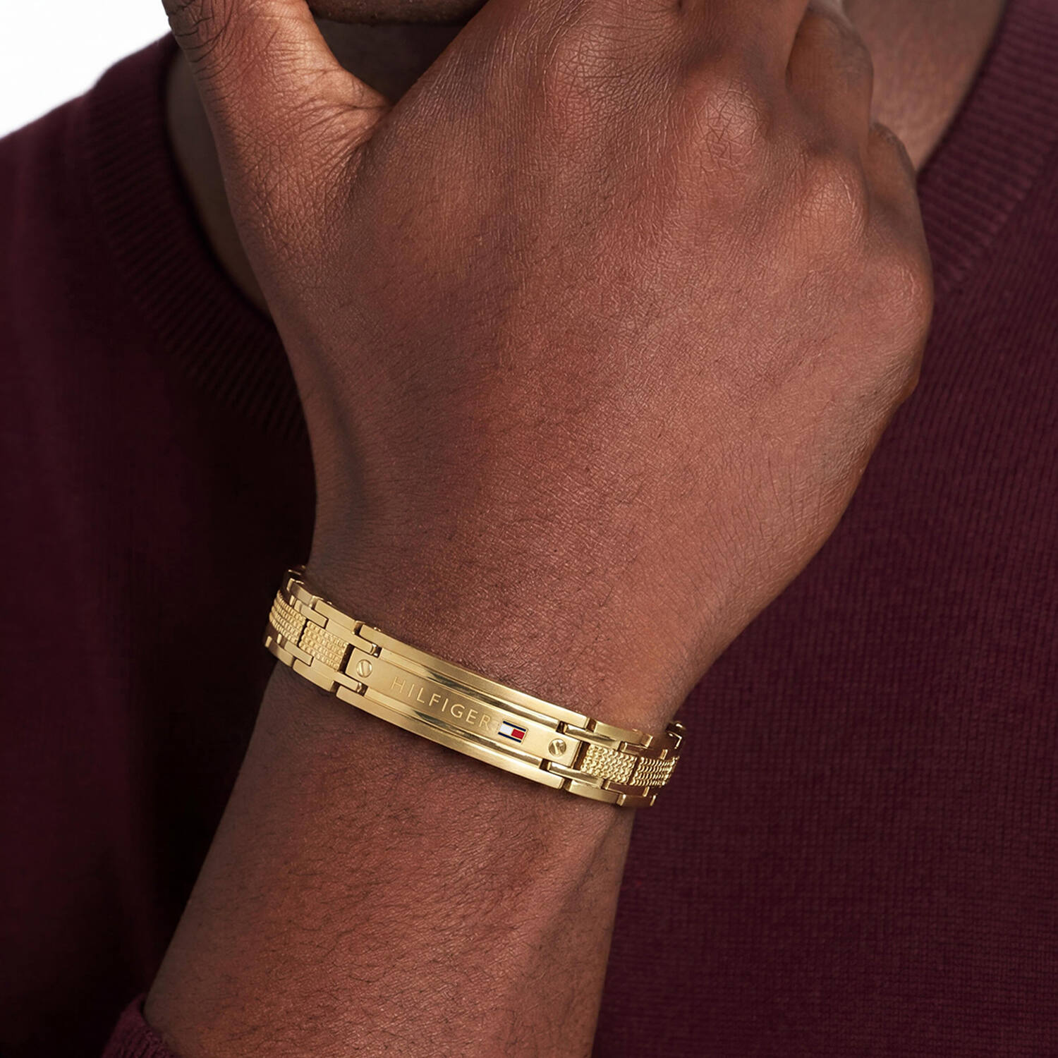  Bracelets à maillons - Acier - 19cm