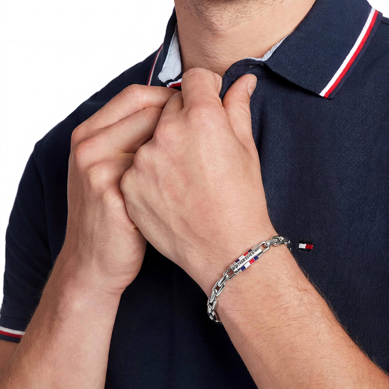  Gliederarmbänder - Stahl - 17,5cm