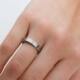  Rings - Titanium - Diamond - 0.03ct