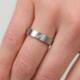  Rings - Titanium - Diamond - 0.02ct