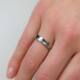  Ring - Titanium - Diamant - 0.015ct