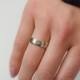  Ringe - Titan - Diamant - 0.02ct
