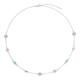  Necklace - Fantasie - Jasseron - Silver - 55cm Colors from Nature - 