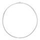  Collier - Maillon fantaisie - Argent - 45cm