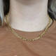  Link necklaces - Anchor - Goldplated - 45cm