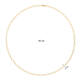  Link necklaces - Anchor - Goldplated - 45cm