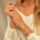 Armreifen - Solid Silver Bangles - Solide - Oval - 6mm - Ø 60mm