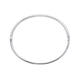  Armreifen - Solid Silver Bangles - Solide - Oval - 6mm - Ø 60mm