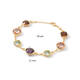  Armbanden met steen - Colors from Nature - Jasseron - 11.5mm - 19cm