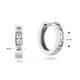  Ohrringe mit Clipverschluss - Premium Hoops - Ø 12mm