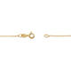  Collier à maillons - Ancre - 0.75mm - 50cm - 14k Or