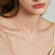  Collier à maillons - Ancre - 0.75mm - 50cm - 14k Or
