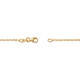 Collier à maillons - Ancre - 1.35mm - 42cm - 14k Or