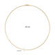  Schakelketting - Anker - 1.35mm - 50cm - 14k Goud