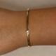  Bangles - Golden Armour Bangles - Hinge - Square - 5mm - Ø 60mm