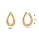  Ohrringe mit Clipverschluss - Premium Hoops - Oval