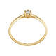  Bagues - Solitaire Classique - 0.1ct