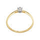  Bagues - Solitaire Classique - 0.1ct