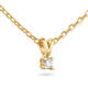  Necklace - Solitaire Moderne - 0.15ct