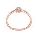  Ringen met steen - Rosette - 0.09ct