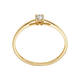  Rings - Solitaire Moderne - 0.15ct
