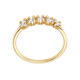  Ringe mit Stein - Memoire - 0.5ct