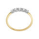  Rings with stone - Memoire - 0.25ct