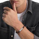  Leather bracelets - Leather - 19,5cm