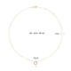 Monaco Necklace  - 40-42,5-45cm - 585