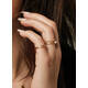 Twister Twin Ring - 3mm - 585