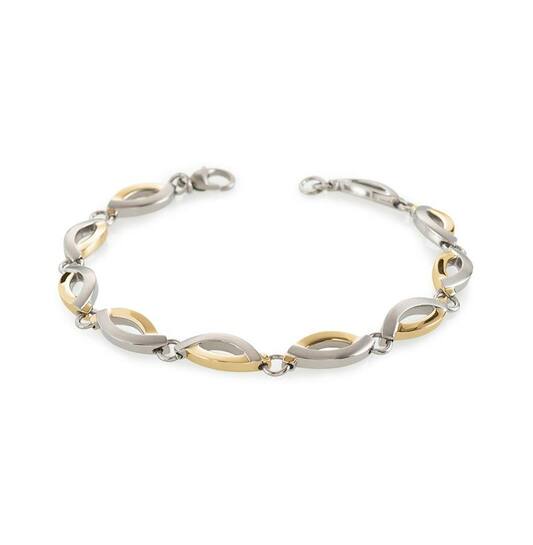  Bracelets à maillons - Titane - 21cm