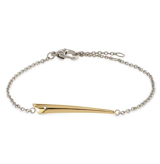  Bracelets à maillons - Titane - Diamant - 0.015ct - 20cm