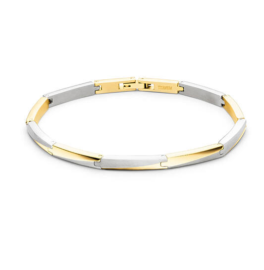  Link bracelets - Titanium - 21cm