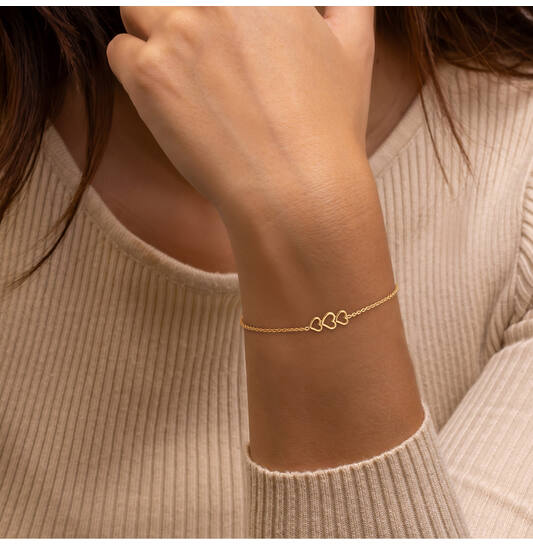  Bracelets à maillons - Titane - 21cm