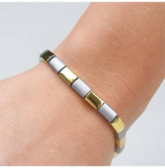  Bracelets à maillons - Titane - 20cm