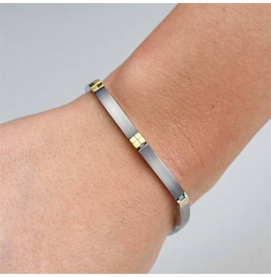  Schakelarmband - Titanium - 20cm