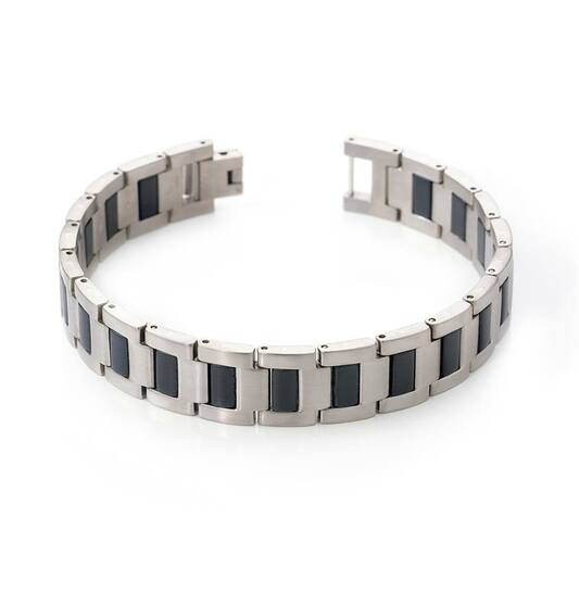  Link bracelets - Titanium - 21cm