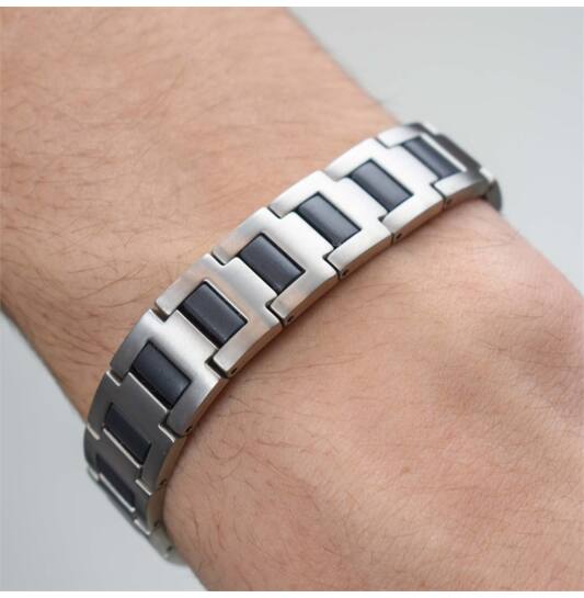  Schakelarmband - Titanium - 21cm