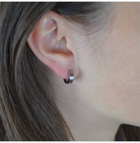  Earrings - Titanium - 13mm