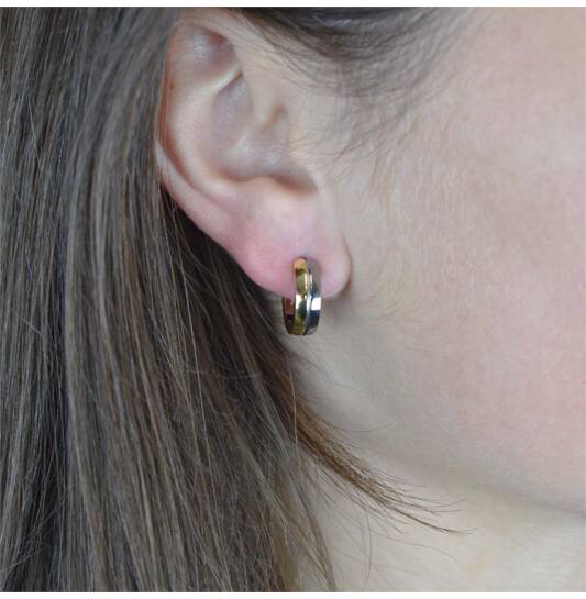  Oorringen - Titanium - 16mm