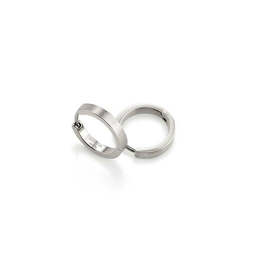  Créoles - Titane - 14mm