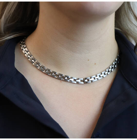  Necklace - Titanium - 45cm