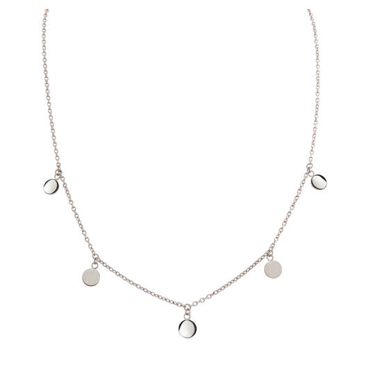  Colliers maillons - Titane - 42cm