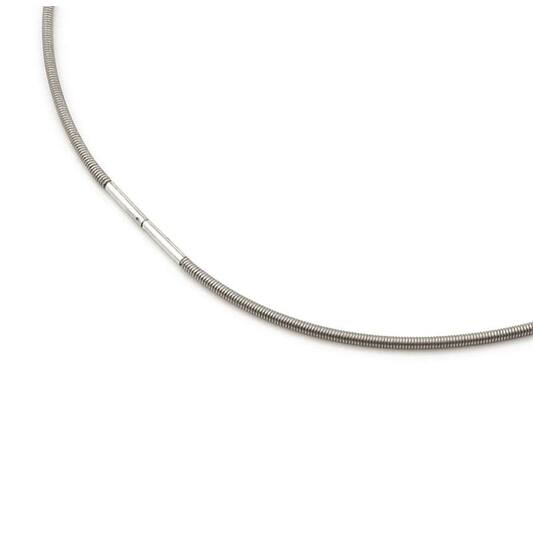  Long necklaces - Titanium - 42cm