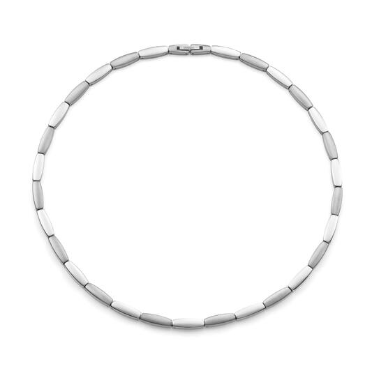  Link necklaces - Titanium - 45cm