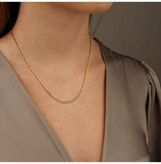  Schakelcollier - Titanium - 45cm