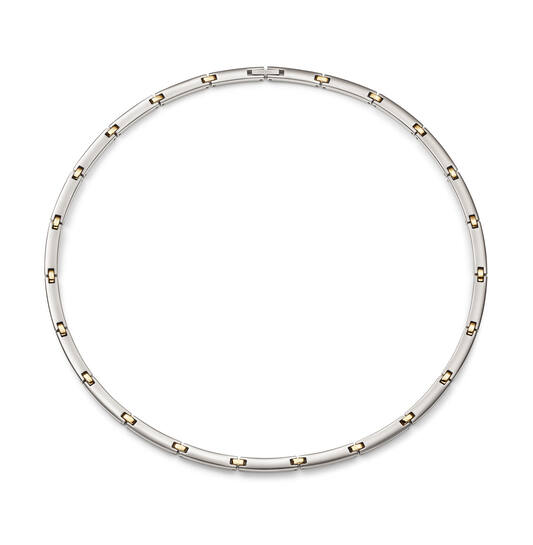  Link necklaces - Titanium - 50cm